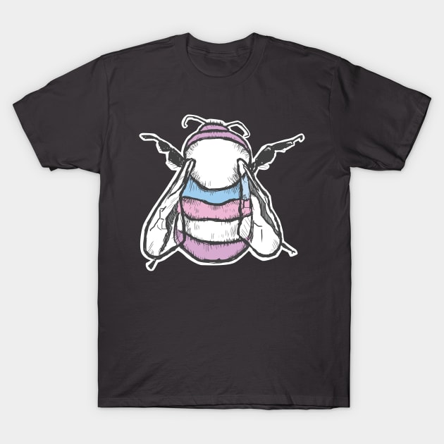 Bigender Bee T-Shirt by theartfulscientist